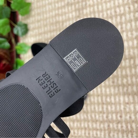 Eileen Fisher Rato Womens Casual Elastic Gladiator Sandals in Black Size 6.5 - Picture 7 of 9